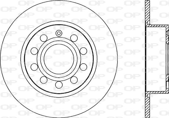 OPEN PARTS Тормозной диск BDR2028.10